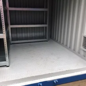 Compact 10ft steel bunded storage container for hazardous materials