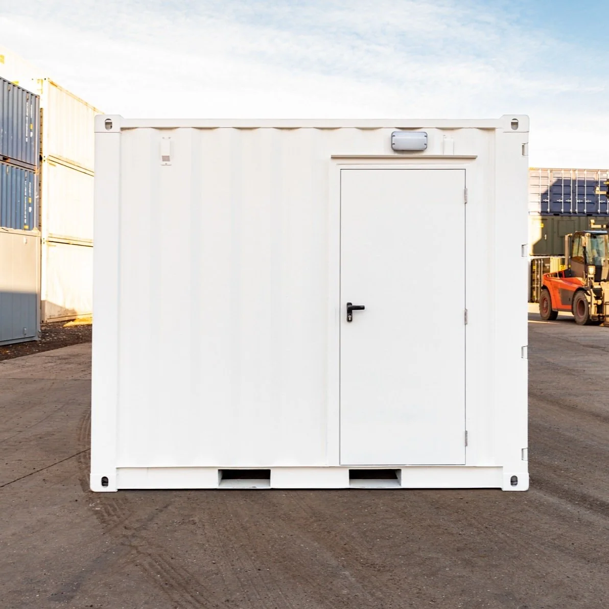 10ft custom workshop shipping container with durable corten steel construction