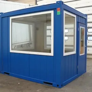 10ft full glass observation unit for site security and office applications