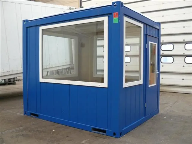 10ft full glass observation unit for site security and office applications