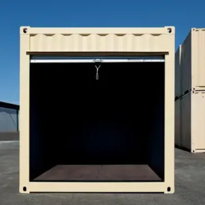 10ft refurbished high cube storage container with roll-up door