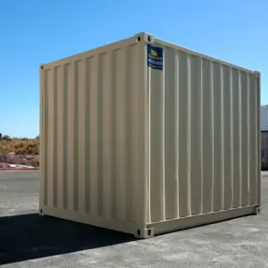 Refurbished 10ft steel storage container with extra interior height
