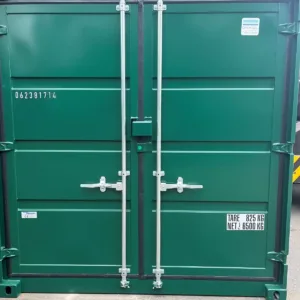 New 10ft corten steel shipping container with lockable cargo doors