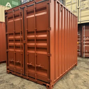 Weather-resistant 10ft non-ISO container for residential and commercial use