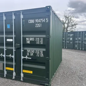New 10ft x 8ft shipping container for secure storage and transport