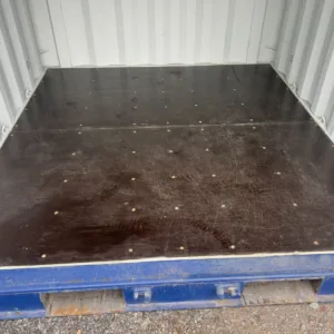 New 10ft storage container with weather-resistant steel construction