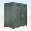 1+1 Double Mains Toilet 8ft x 5ft – Bottle Green