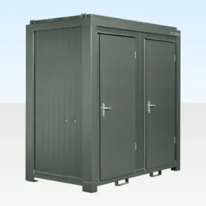 1+1 Double Mains Toilet 8ft x 5ft – Bottle Green