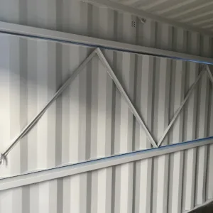 Converted 15ft shipping container for retail, hospitality, and events