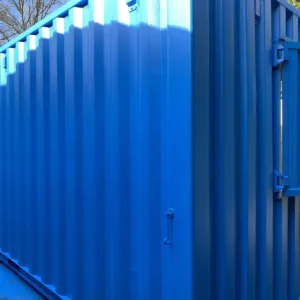 15ft shipping container retail pod with lockable service window
