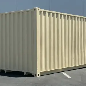 Secure 16ft storage container for residential and commercial applications