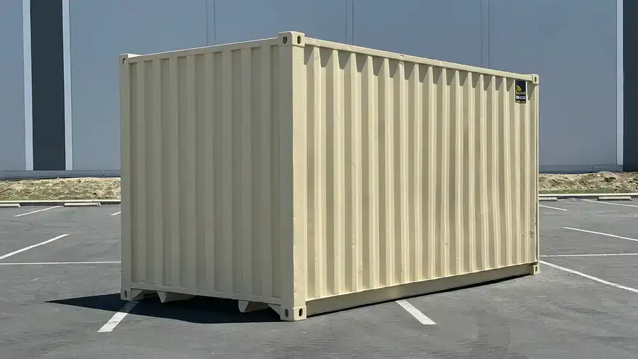 Secure 16ft storage container for residential and commercial applications