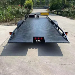 2 axle 10 ton car hauling utility trailer for vehicle transportation