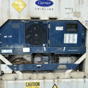 Refrigerated shipping container for frozen food and cold chain logistics