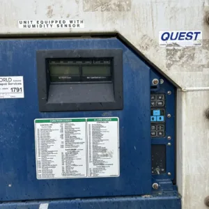 Refrigerated shipping container for frozen food and cold chain logistics