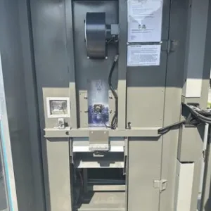 Fully serviced Kooler Ice IM1500 vending machine for retail locations