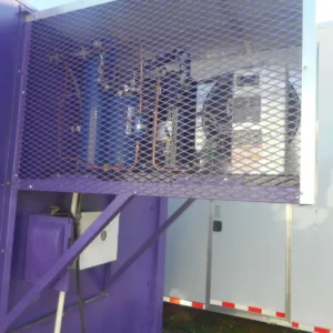 20ft freezer container with insulated walls and digital temperature controls