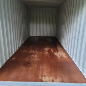 Heavy-duty 20ft steel container with lockable double cargo doors