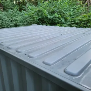 Secure 20ft storage container with durable steel construction