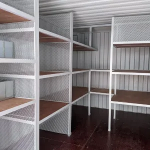 Mobile 20ft workshop container for construction and industrial use