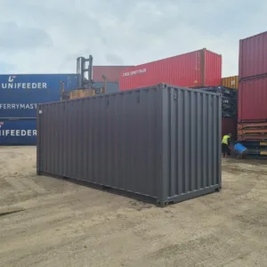 Wind and watertight 20ft one-trip container with double cargo doors