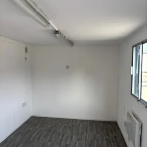 20ft anti vandal office canteen container with partition and secure storage area