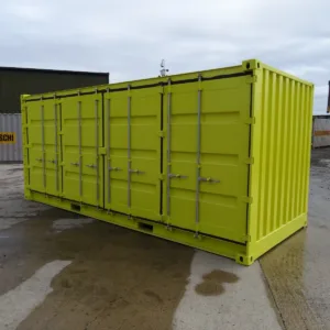 20ft containment storage container with ventilation and lockable access doors
