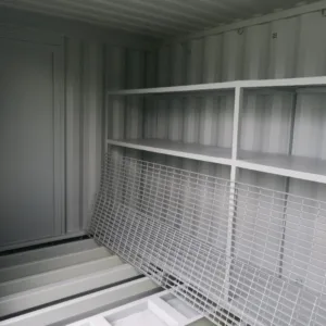 Bunded storage container for hazardous materials and environmental compliance
