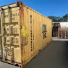 20ft Conex Shipping & Storage Container – Yellow/Gold