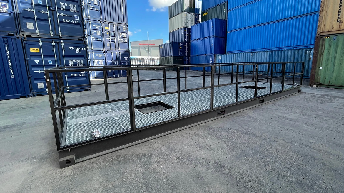 20ft confined space training container for industrial safety and rescue exercises