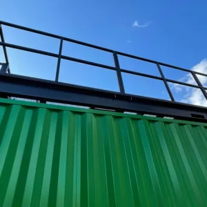Industrial confined space training unit with vertical and horizontal access points