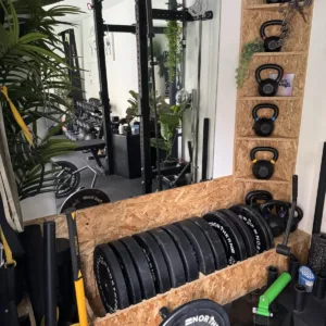 20ft converted shipping container office gym with insulated interior