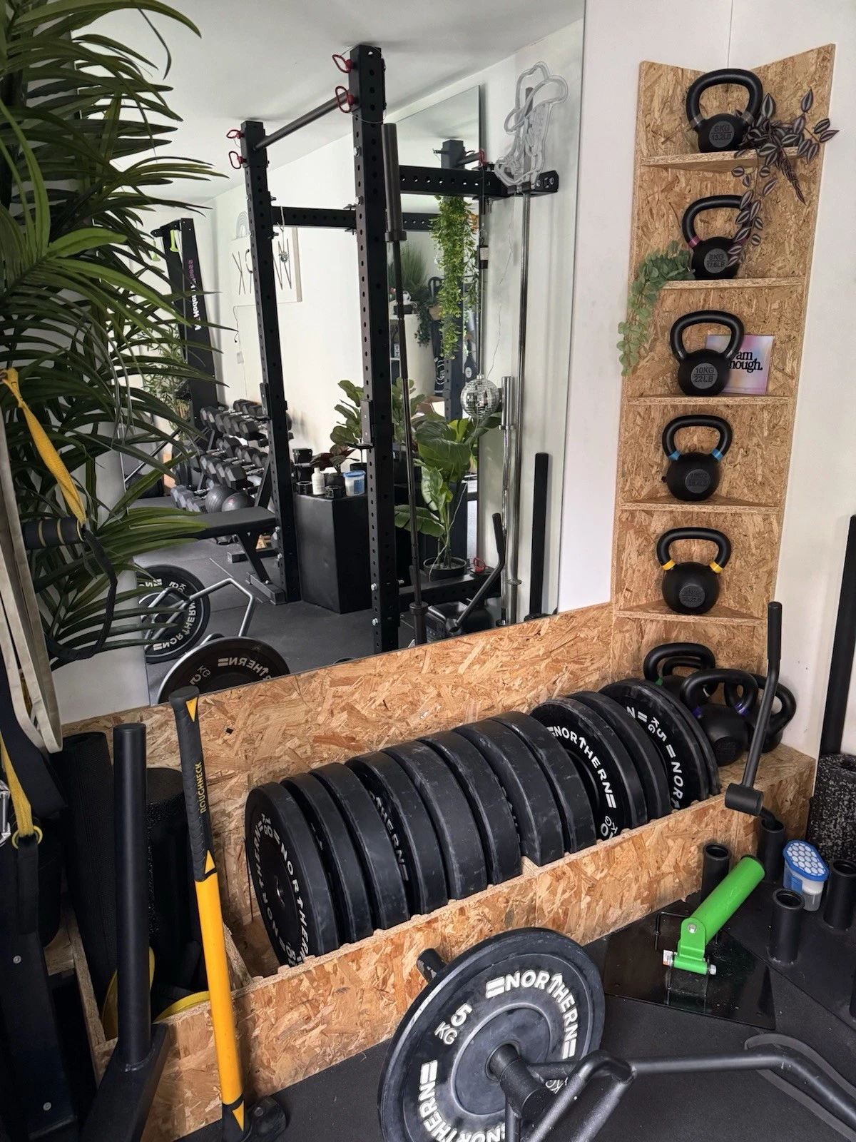 20ft converted shipping container office gym with insulated interior