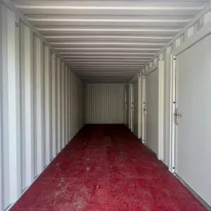 Secure 20ft corten steel storage container with marine plywood floor