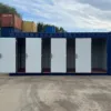 20ft Corten Steel Container With Oversized Roll-Up Door