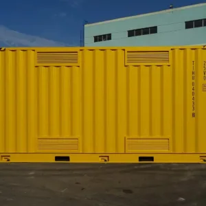 Secure dangerous goods container for industrial chemical management