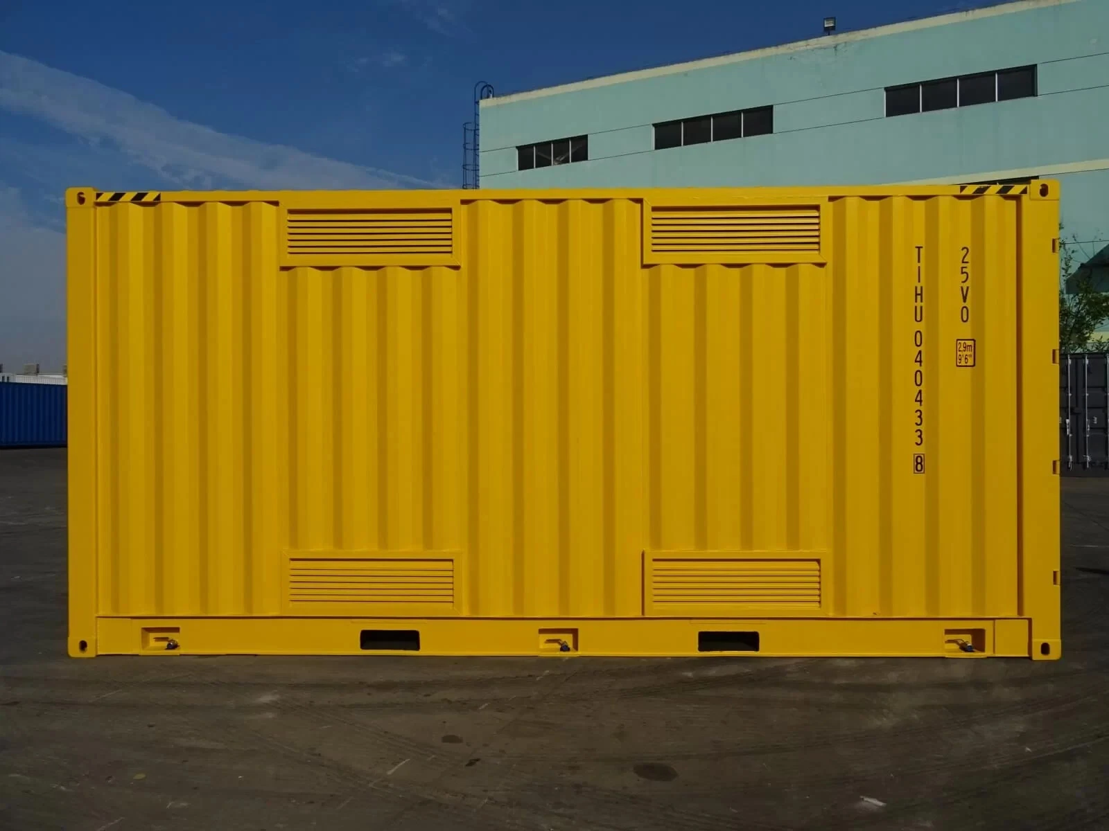Secure dangerous goods container for industrial chemical management
