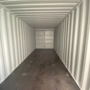 Wind and watertight 20ft double door shipping container for commercial use