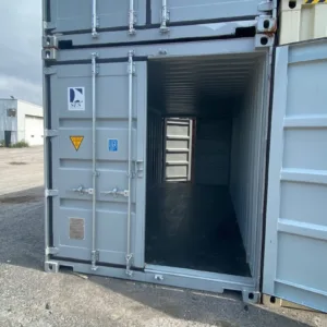 20ft tunnel shipping container with drive-through access design