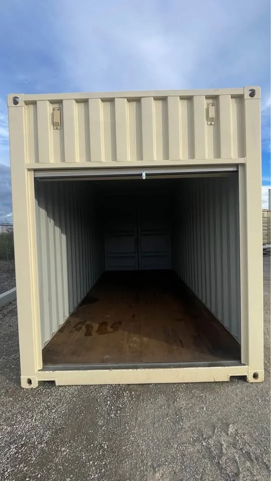 20ft HC container with roller shutter door and extra interior height