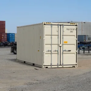 New 20ft high cube container built from durable COR-TEN steel