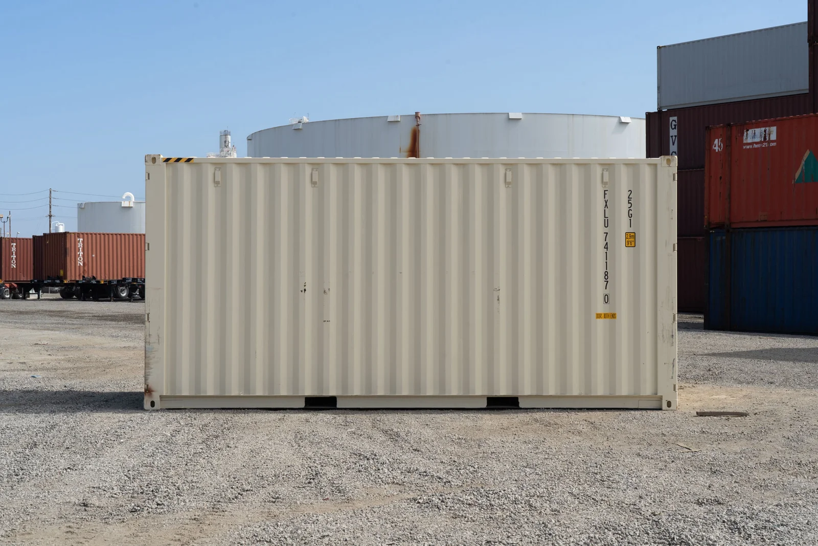 20ft high cube one-way shipping container with extra interior height