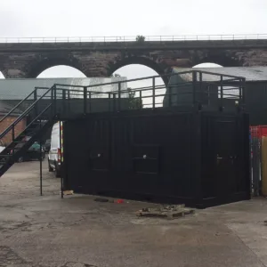 20ft side access container for construction site storage and logistics operations