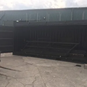 20ft side door one-trip shipping container with full side opening access