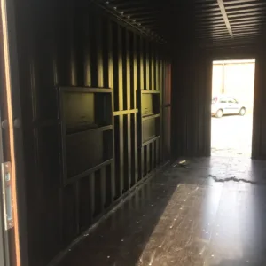 Secure 20ft one-trip side door container for commercial storage applications