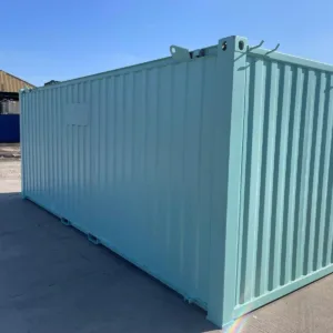 20ft secure storage container with marine-grade plywood flooring