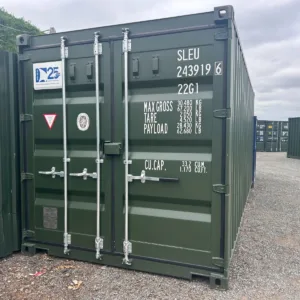 ISO standard 20ft shipping container with double cargo doors