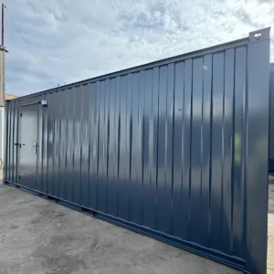 21ft portable canteen cabin with spacious interior and natural lighting
