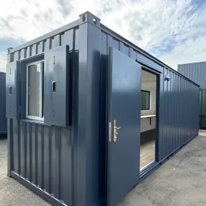 Portable cabin office building for construction sites and commercial use