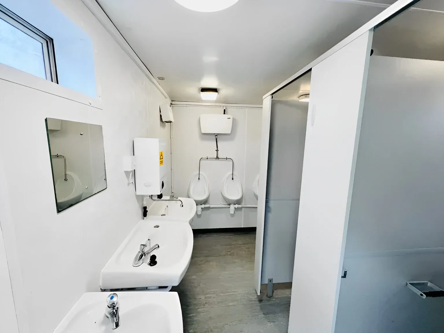 24ft toilet block with separate shower facility for workforce accommodation